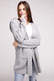 Hooded Open Front Sweater Cardigan - Multiple Colors Available