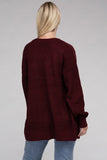 Low Gauge Waffle Open Cardigan Sweater - 6 Color Options