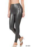 Faux Leather Leggings - 4 color options