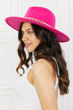 Keep Your Promise Fedora Hat in Pink