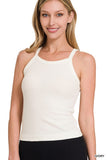 RIBBED SOFT RAYON CAMI - Multiple Colors