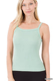 RIBBED SOFT RAYON CAMI - Multiple Colors