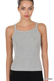 RIBBED SOFT RAYON CAMI - Multiple Colors