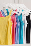 RIBBED SOFT RAYON CAMI - Multiple Colors