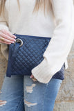 Quilted Wristlet Clutch - Multiple Colors