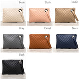 Quilted Wristlet Clutch - Multiple Colors