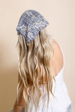 Bohemian Floral Lace Headscarf