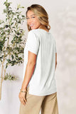 Round Neck Short Sleeve Tee