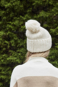 Super Soft Ribbed Pom Beanie Hat