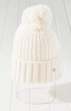 Super Soft Ribbed Pom Beanie Hat