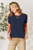 Round Neck Short Sleeve Tee