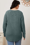 Ribbed Thumbhole Sleeve Top- Multiple Colors Available