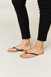 Faux Leather Open Toe Sandals