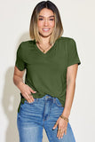 V-Neck High Low Tee