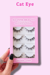 Faux Mink Eyelashes 5 Pairs