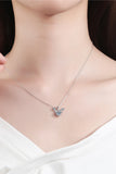 1 Carat Moissanite 925 Sterling Silver Deer Necklace