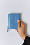 Texture Faux Leather Mini Wallet