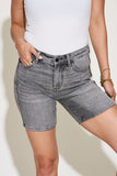 Judy Blue Washed Bermuda Denim Shorts