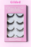 Faux Mink Eyelashes Variety Pack 5 Pairs