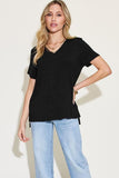 V-Neck High Low Tee