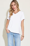 V-Neck High Low Tee