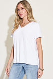 V-Neck High Low Tee