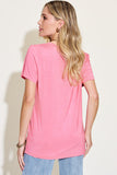 V-Neck High Low Tee