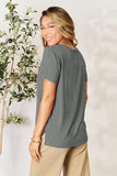 Round Neck Short Sleeve Tee