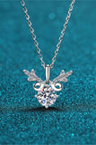 1 Carat Moissanite 925 Sterling Silver Deer Necklace