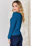 Ribbed Long Sleeve Top - Multiple Colors Available