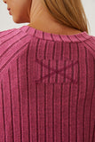 Ribbed Thumbhole Sleeve Top- Multiple Colors Available