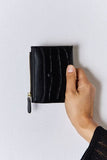 Texture Faux Leather Mini Wallet