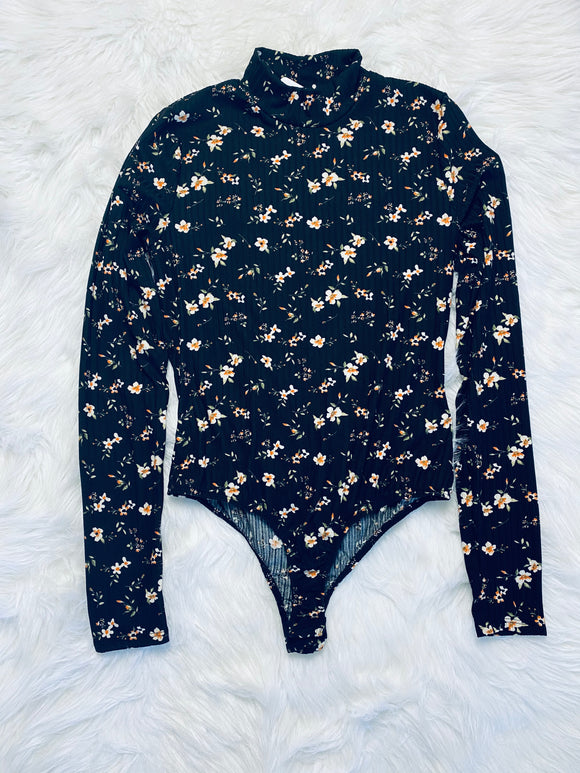 White Birch Floral Bodysuit