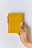 Texture Faux Leather Mini Wallet