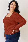 Ribbed Long Sleeve Top - Multiple Colors Available