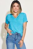 V-Neck High Low Tee