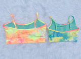 Groovy Vibes Athletic Bra