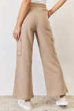 RISEN High Waist Cargo Wide Leg Pants