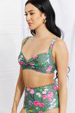 Take A Dip Twist High-Rise Bikini in Sage