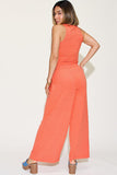 Ribbed Tank and Wide Leg Pants Set- 2 Color Options