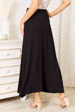 Soft Rayon Drawstring Waist Maxi Skirt - Multiple color options