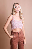 Whimsical Boucle Cozy Yarn Lounge Crop Top