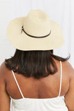 Boho Summer Straw Fedora Hat