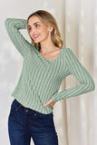 Ribbed Long Sleeve Top - Multiple Colors Available