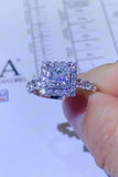 1 Carat Moissanite Square Ring