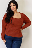 Ribbed Long Sleeve Top - Multiple Colors Available