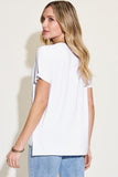 V-Neck High Low Tee