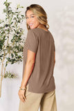 Round Neck Short Sleeve Tee