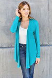 Open Front Long Sleeve Cardigan