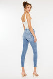 Kancan High Waist Cat's Whiskers Skinny Jeans